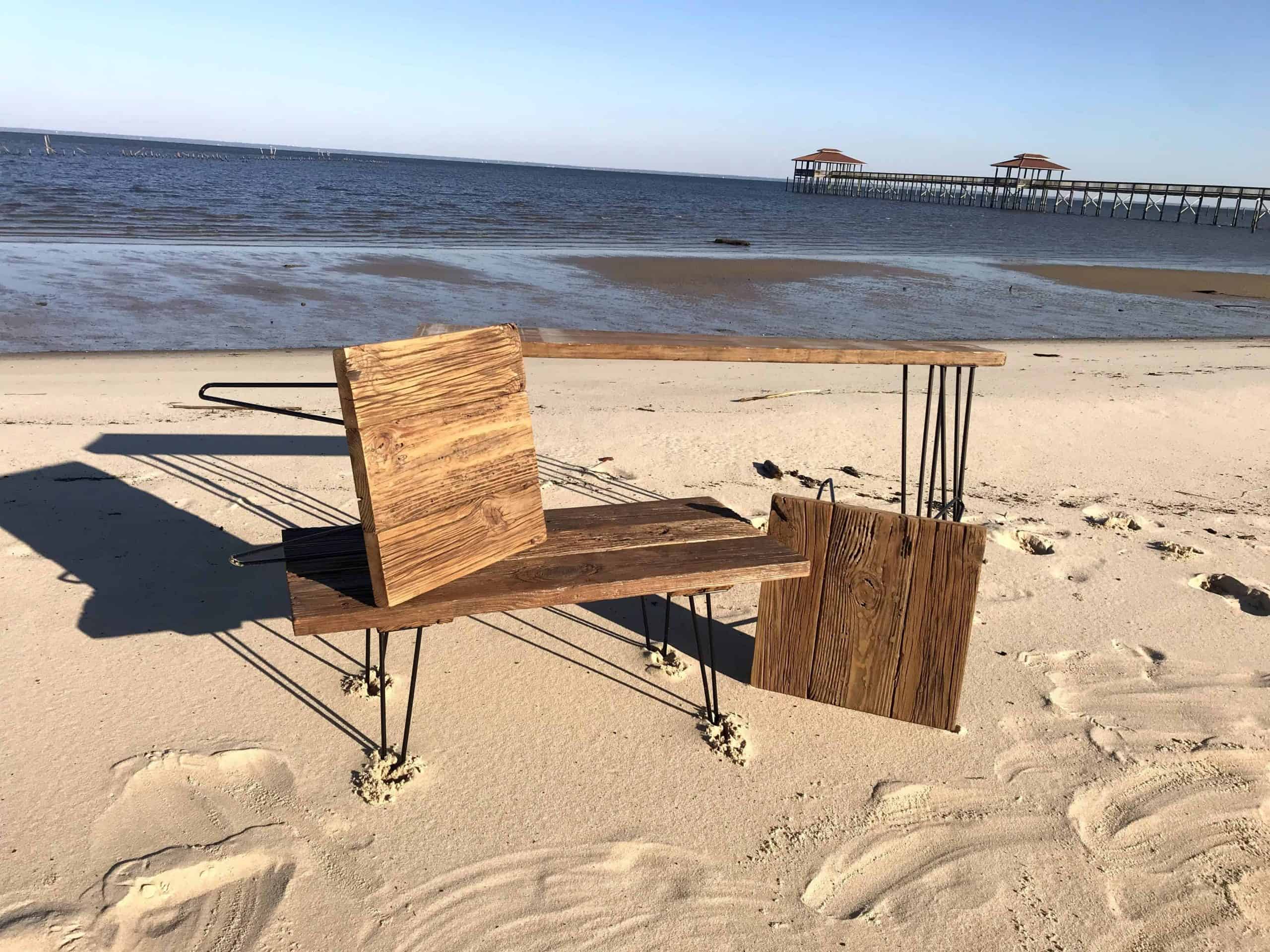 Reclaimed Wood Side Table - Osprey Initiative